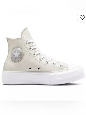 Converse Platform High Top Sneakers in Off-White